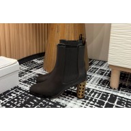 Dior Icon Heeled Ankle Boot Black leather  heel 8cm 2024