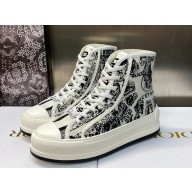 Dior Sneaker de caña alta con plataforma Walk'n' 04 2024