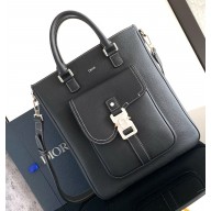 Dior saddle hangbag Oblique black 01 2024