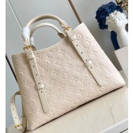 Louis Vuitton Babylone Tote PM bag in Monogram Empreinte Leather M11393 white 2024