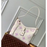 Louis Vuitton BICOLOR Monogram Empreinte CarryAll PM Bag M24141 purple 2024