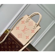 Louis Vuitton Monogram Vernis Petit Sac Plat Bag M81416 creamy/pink 2024