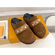 Louis Vuitton LV Cosy Flat Comfort Clog Women/Men brown 2024