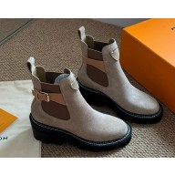 Louis Vuitton LV Beaubourg Ankle Boot grey 2024