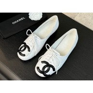 Chanel  Cambon leather ballet flats White 2024