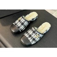 Chanel Black Quilted Leather flat slippers 02 2024