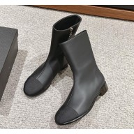Chanel Women's Bare Boots Autumn Collection black  2024