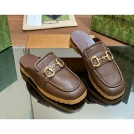 gucci Slippers Platform Mules Backless Loafer for Women 04 2024