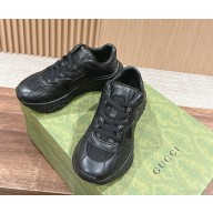 Gucci women's/men's Ripple sneaker black 2024