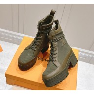 LOUIS VUITTON Laureate platform desert boot heel 7cm 07 2024