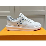 Louis Vuitton Mens Shoes Fashion Sneakers white/grey 2024