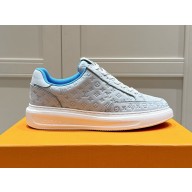 louis vuitton Beverly Hills Monogram Low Top Sneakers grey 2024 