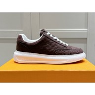 louis vuitton Beverly Hills Monogram Low Top Sneakers brown 2024 