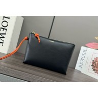 Loewe Knot T Pouch In Nappa Calfskin Black 11042 2024