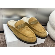 Dior Boy Mule beige Suede Goatskin 2024
