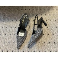 Saint Laurent  Women's Natural Crystal-Embellished Pumps black 2024