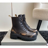 Balenciaga Women's STRIKE BOOTIE  Lace-up Black heel 4.5cm 03 2024