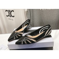 Aquazzura Spy ballet flats metallic snake printed black 2024