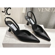 Jimmy Choo Maryanne 65 leather slingback pumps 2024