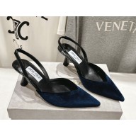 Jimmy Choo Maryanne 65 suede Royal blue slingback pumps 2024