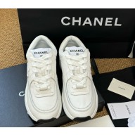  Chanel Sneakers Printed Calfskin white G46086 2024