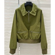 Prada cotton jacket green 2025