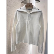 DIOR women's knitted cardigan white 2025