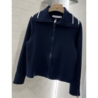 DIOR women's knitted cardigan dark blue 2025