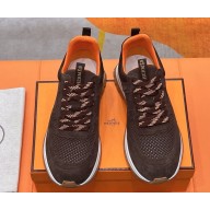 Hermes Jimmy sneaker mesh and suede goatskin 13 2025