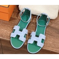 Hermes Santorini sandal in suede goatskin 05 2025
