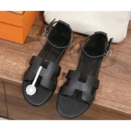 Hermes Santorini sandal in calfskin 06 2025