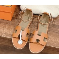 Hermes Santorini sandal in calfskin 10 2025