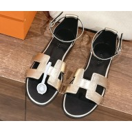 Hermes Santorini sandal in calfskin 12 2025