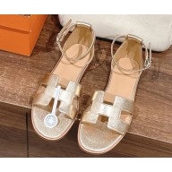 Hermes Santorini sandal in calfskin 13 2025