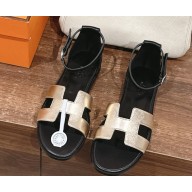 Hermes Santorini sandal in calfskin 14 2025