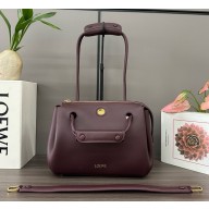 Loewe Small Madrid bag in supple calfskin Dark Burgundy 2025