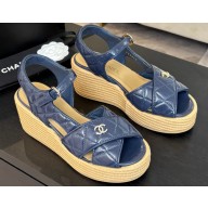 Chanel heel 12cm Platform 4cm leather with CC logo sandals 05 2025 