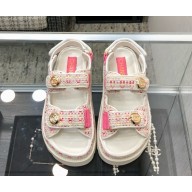 Chanel knit CC Logo Beach sandals 04 2025