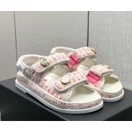 Chanel knit CC Logo Beach sandals 07 2025