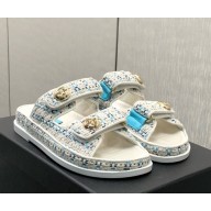 Chanel knit CC Logo Beach mule 10 2025