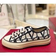 Valentino women/men V Logo low-top Sneaker Canvas Uppers 02 2025