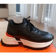 Hermes men's Jumpy sneaker in technical jersey and calfskin 03 2025