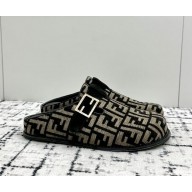 FENDI women/men FF jacquard mule 01 2025