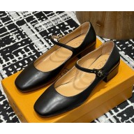 TOD'S women's ballerinas in leather black heel 3.5cm 2025