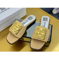 Givenchy flat mules with metal logo 09 2025