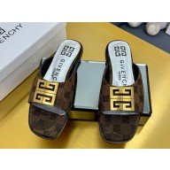 Givenchy flat mules with metal logo 07 2025
