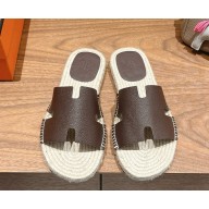 ‎Hermes men's Antigua espadrille in Epsom calfskin 02 2025