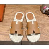 ‎Hermes men's Antigua espadrille in Epsom calfskin 01 2025