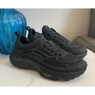 Valentino Garavani women/men sneaker in mesh and rubberized fabric black 02 2025