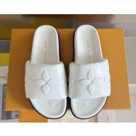 ‎Louis Vuitton LV Shore Flat Comfort Mule white Calf leather 2025